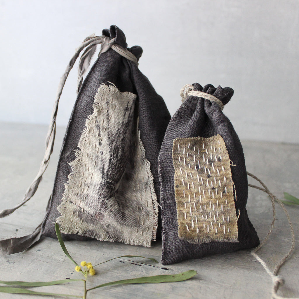 Slow Stitch Amulet Pouch - Tribe Castlemaine