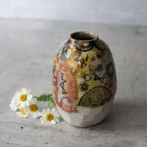 Stars & Cells Faceted Vase - Tribe Castlemaine