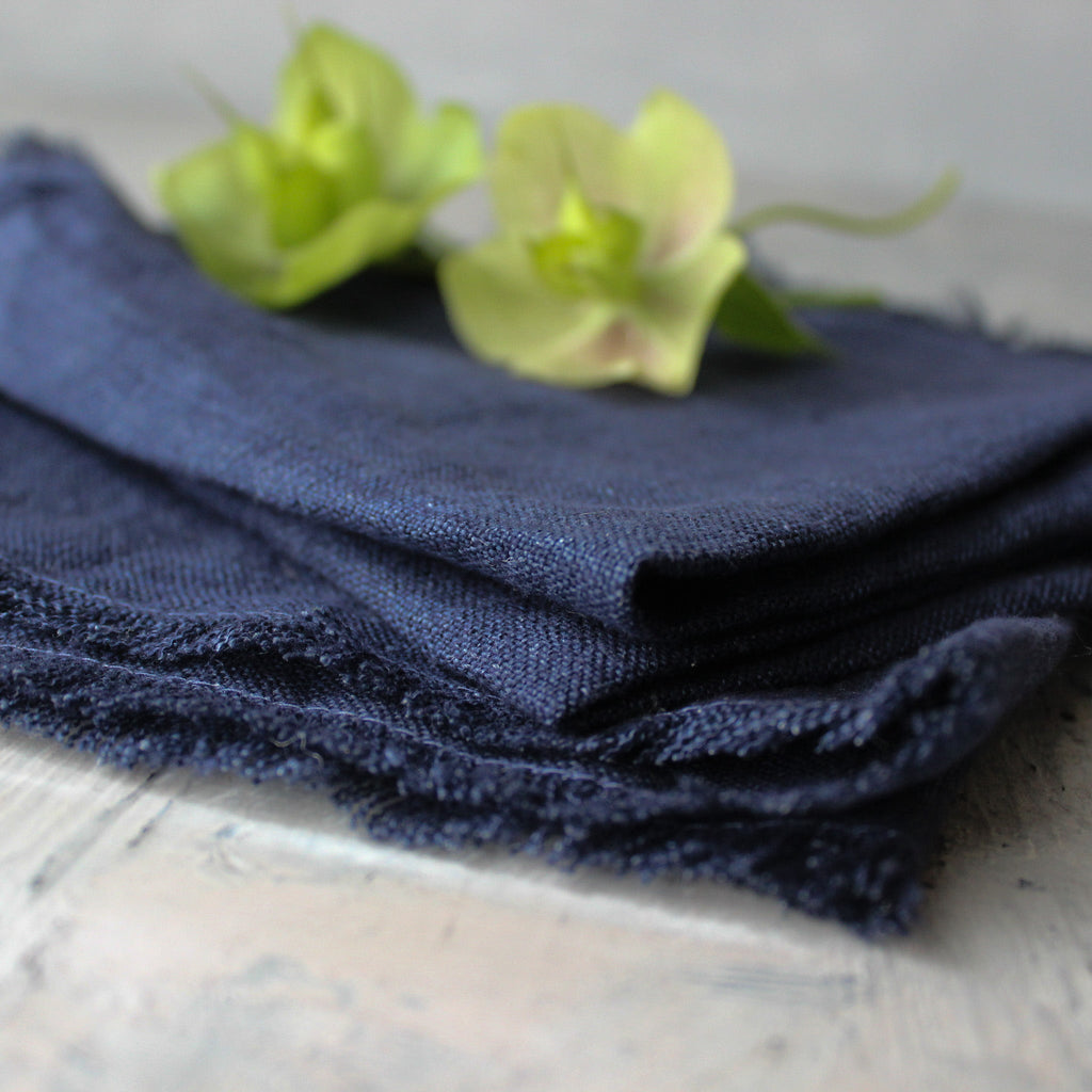 Stone Washed Handwoven Cocktail Napkins - Tribe Castlemaine