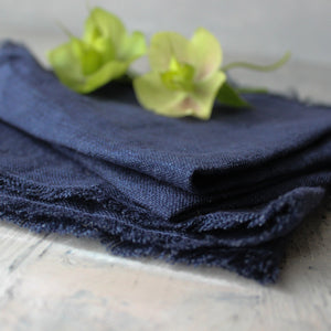 Stone Washed Handwoven Cocktail Napkins - Tribe Castlemaine