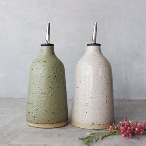 Stoneware Oil Bottles - Tribe Castlemaine