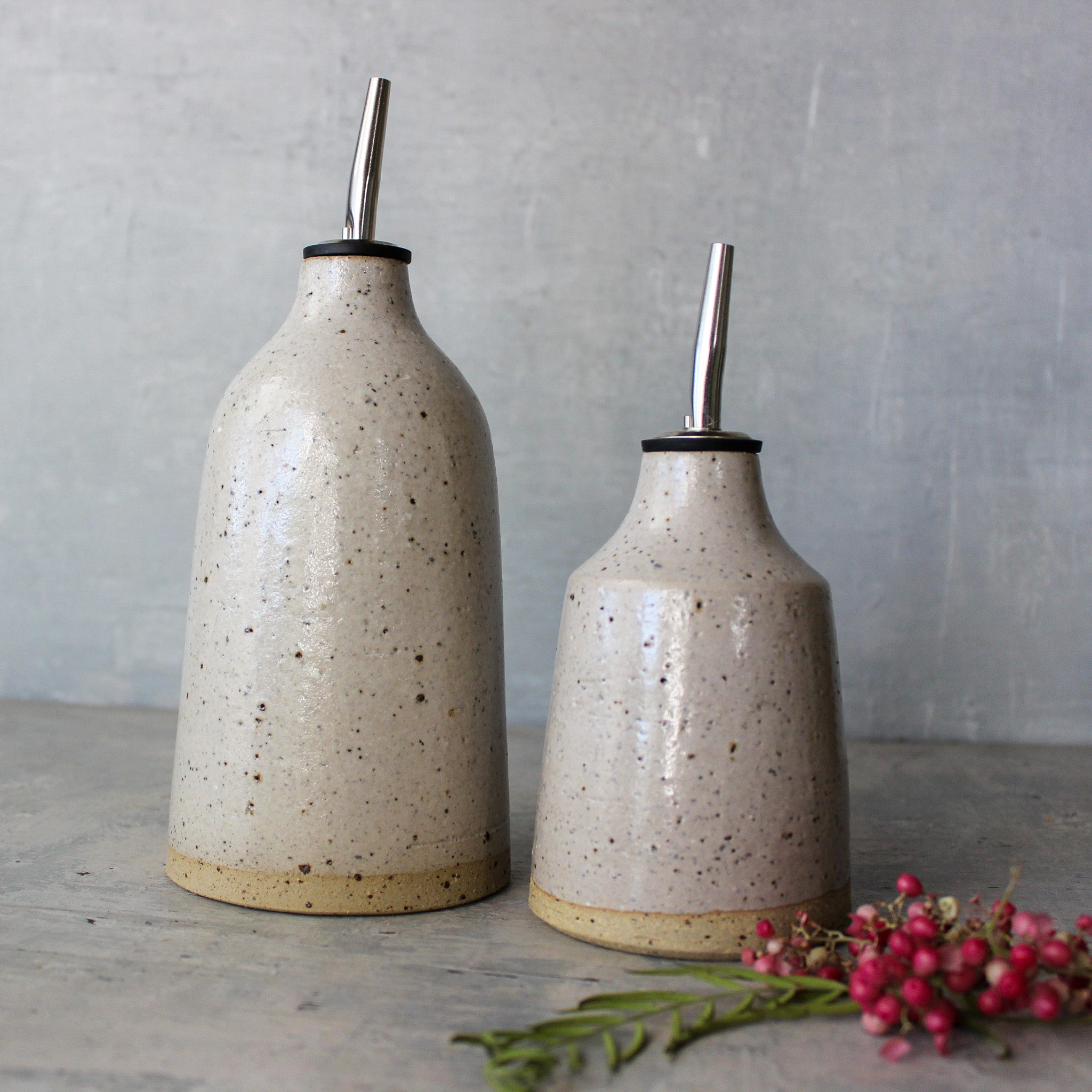 Stoneware Oil Bottles - Tribe Castlemaine