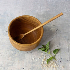 Teak Salt Spoons - Tribe Castlemaine