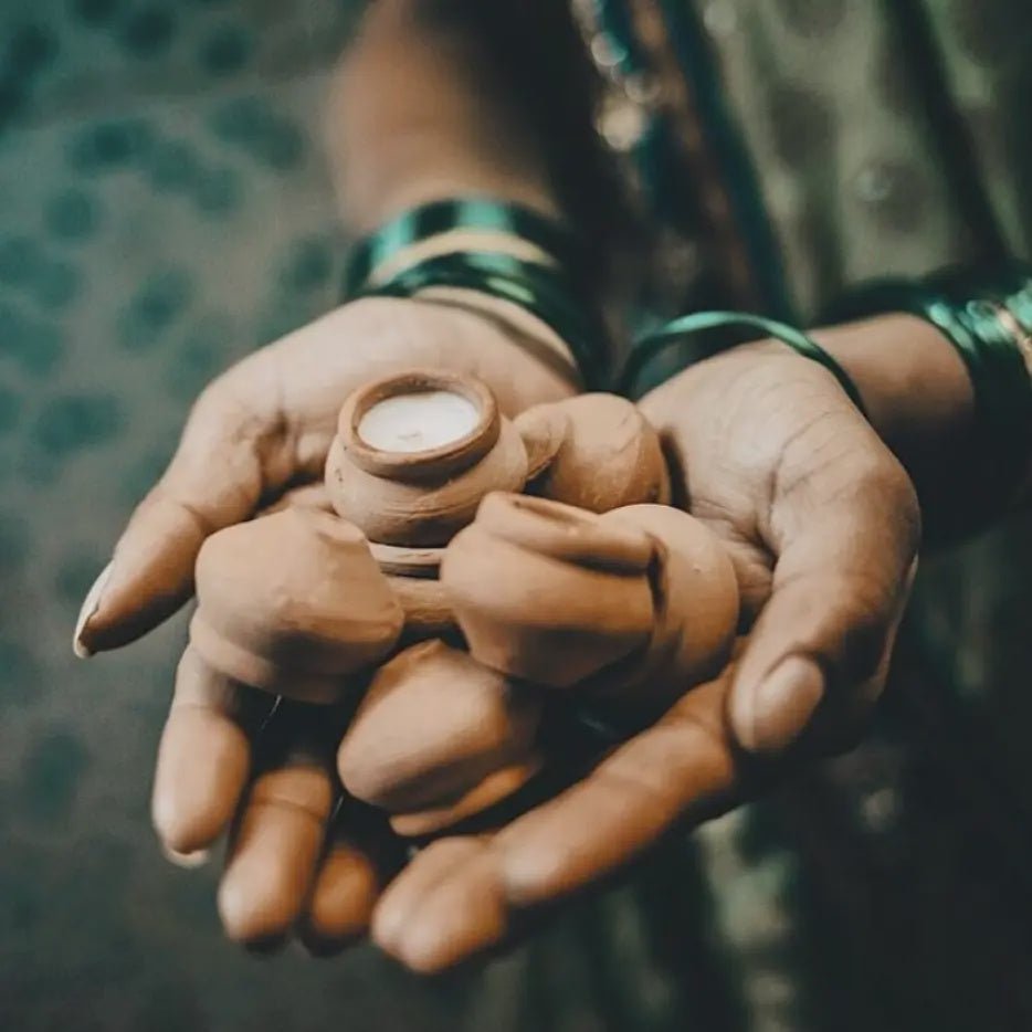 Terracotta Beeswax Tea Candles - Tribe Castlemaine