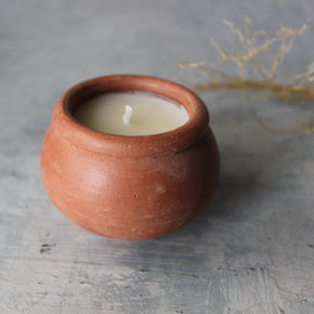 Terracotta Pot Beeswax Candles - Tribe Castlemaine