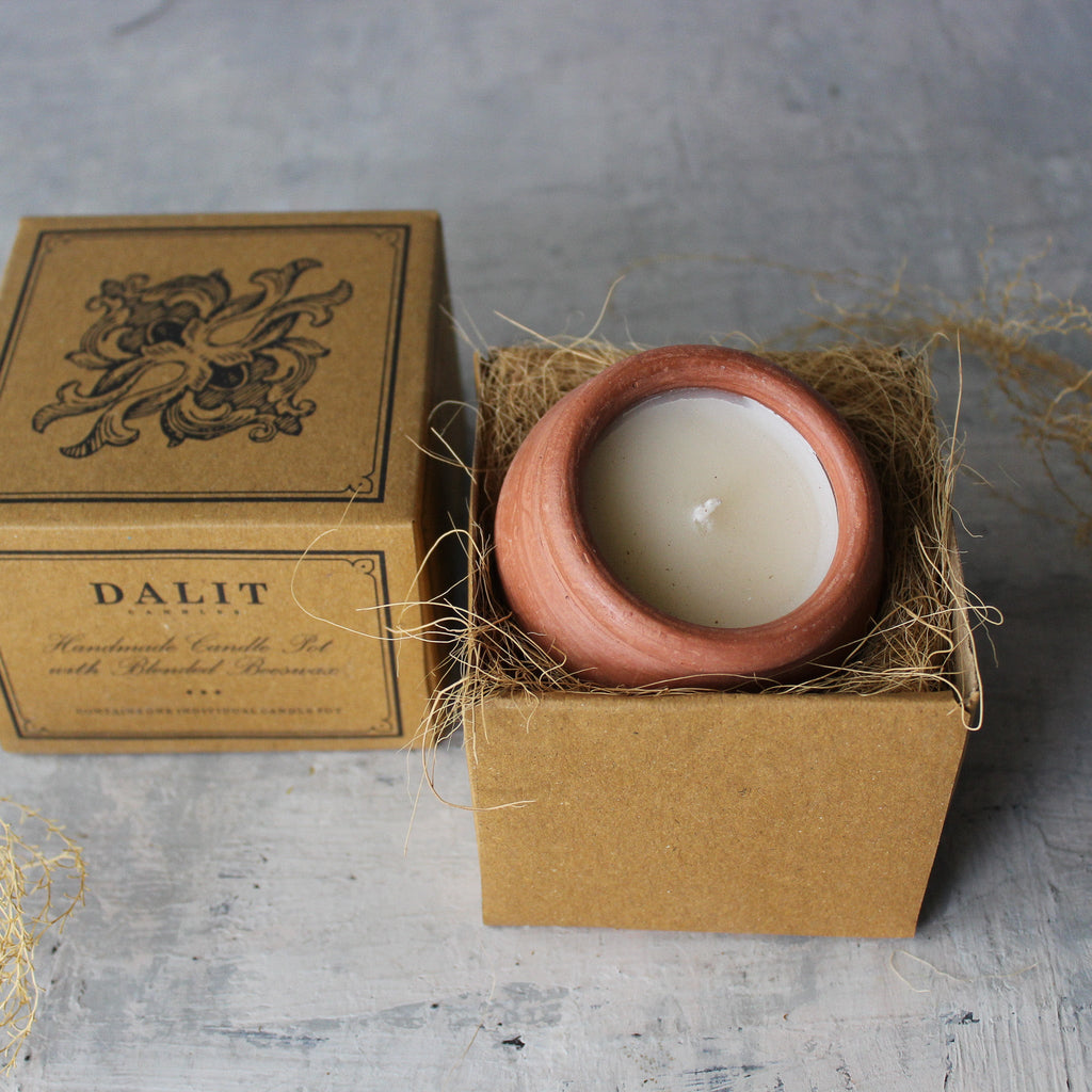 Terracotta Pot Beeswax Candles - Tribe Castlemaine