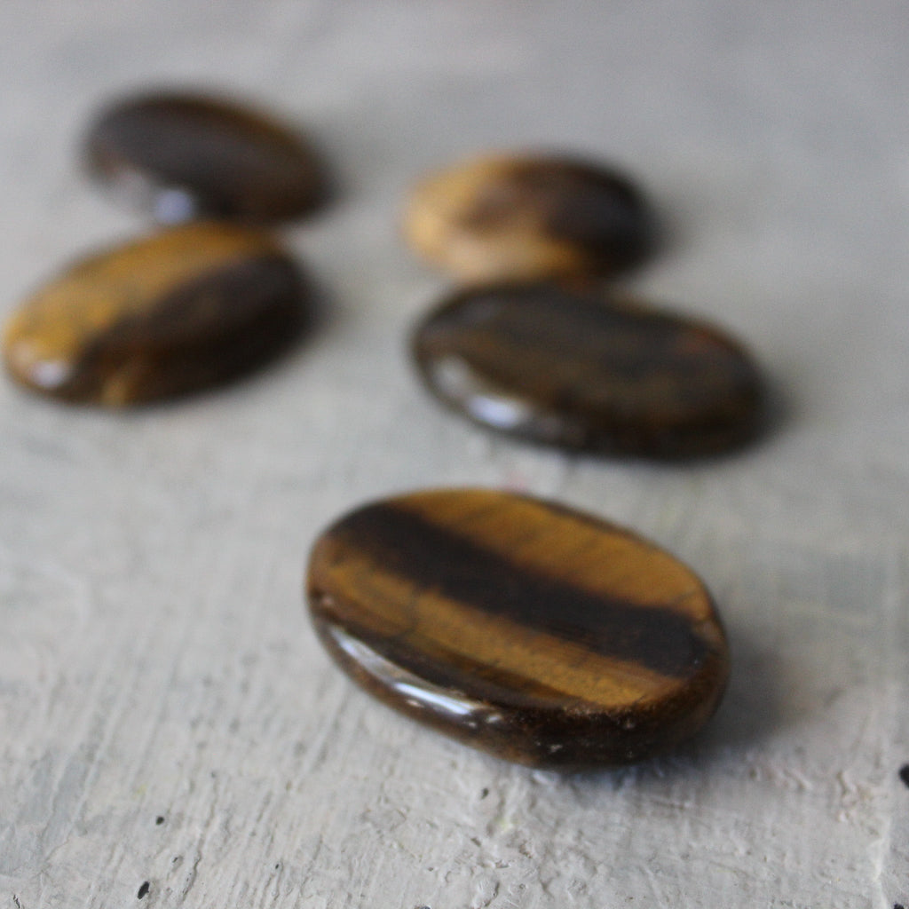 Tiger's Eye Worry Stone - Tribe Castlemaine