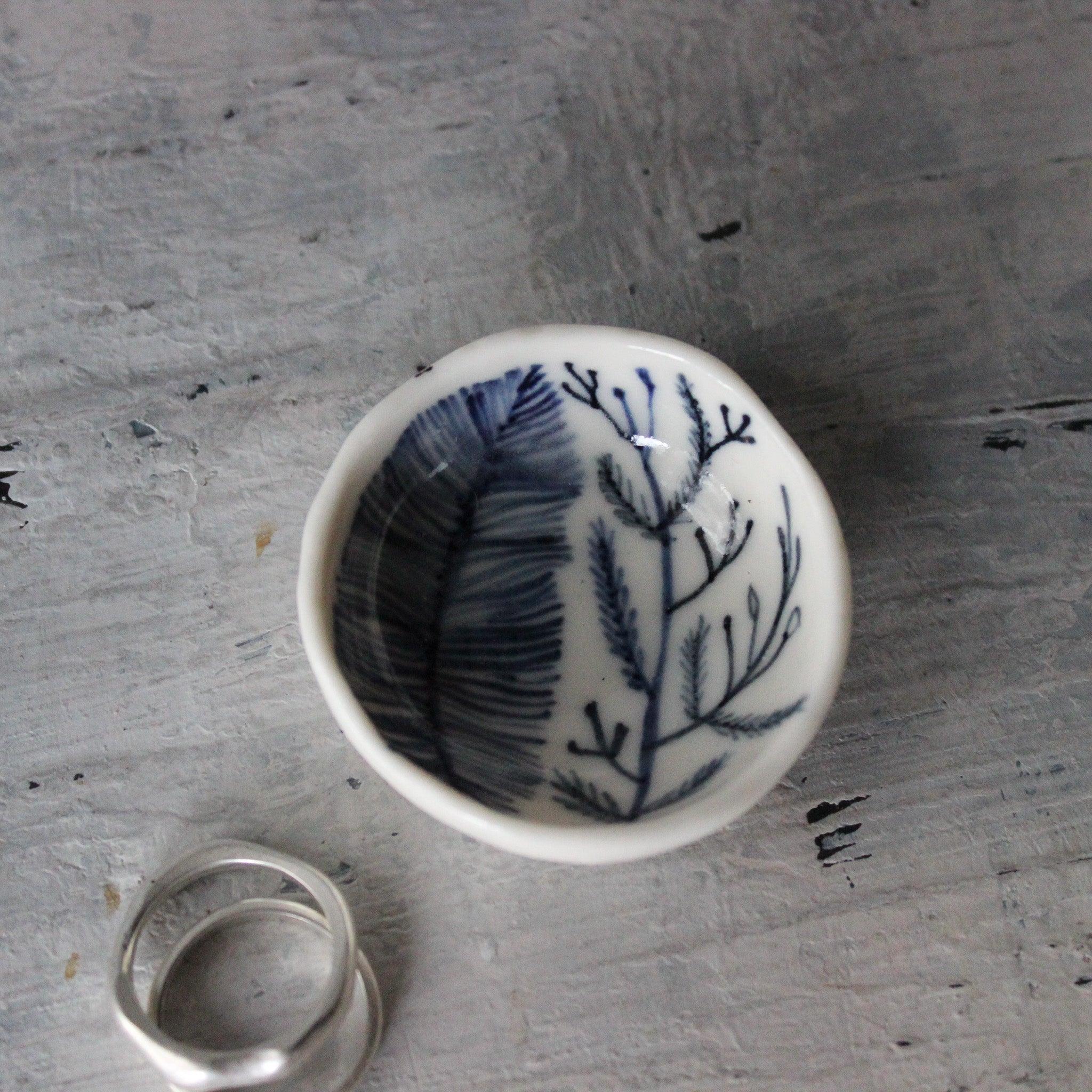 Tiny Feather Trinket Dishes - Tribe Castlemaine