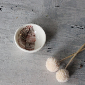 Tiny Feather Trinket Dishes - Tribe Castlemaine