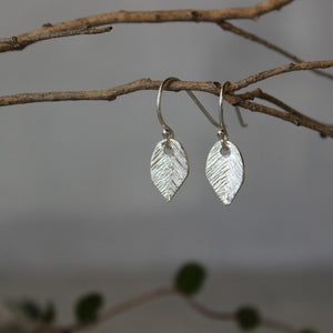 Tiny Leaf Earrings - Tribe Castlemaine