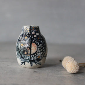 Tiny Painted Detail Vase - Tribe Castlemaine