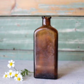 Vintage Amber Glass Bottles - Tribe Castlemaine