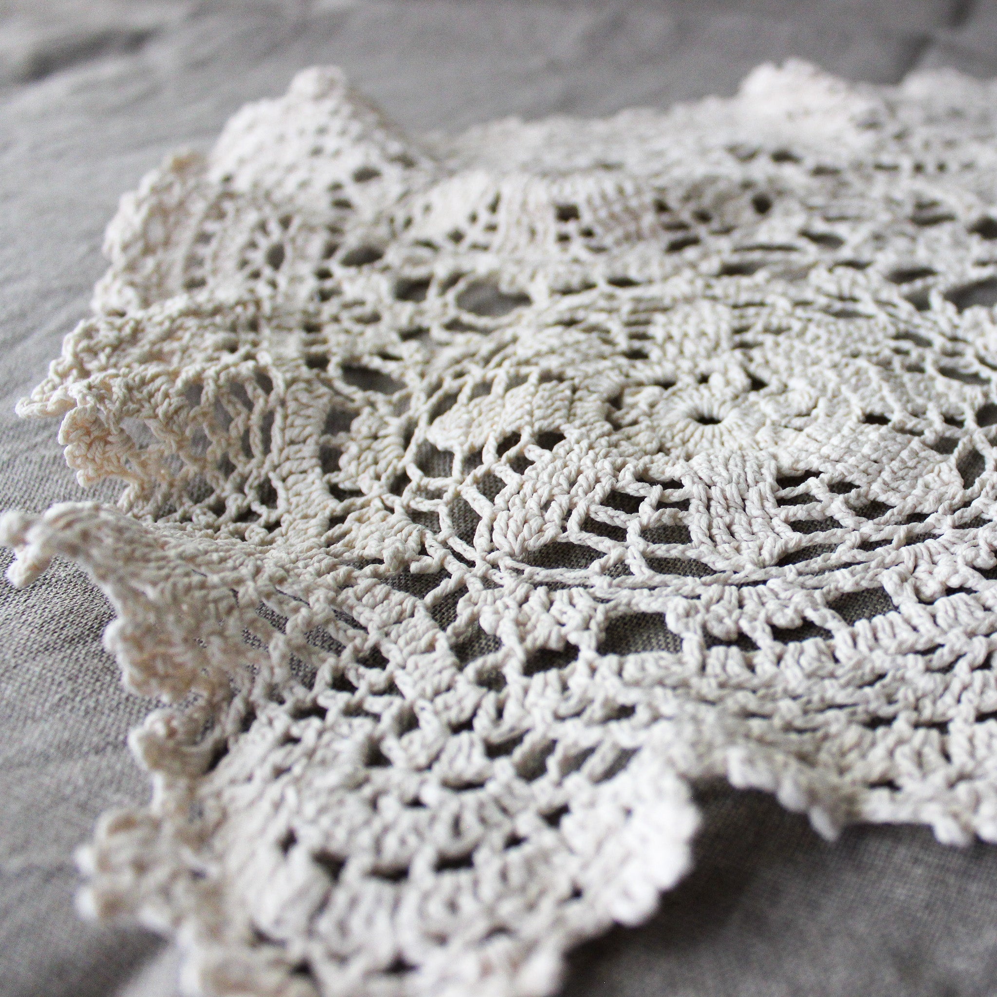 Vintage Crochet Lace Runners - Tribe Castlemaine