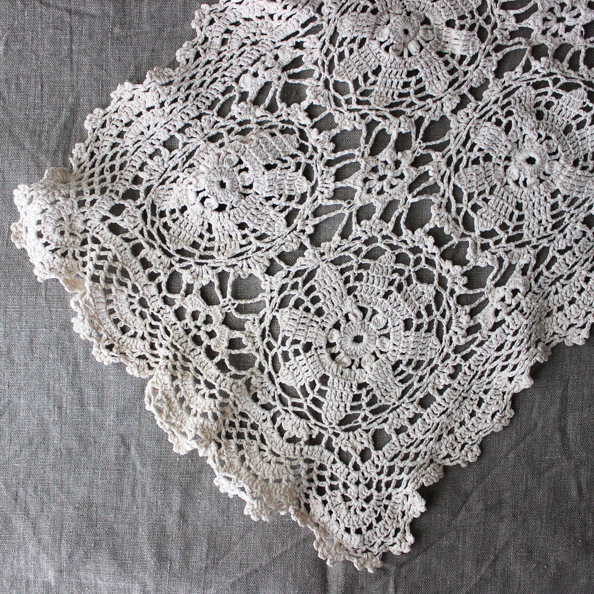 Vintage Crochet Lace Runners - Tribe Castlemaine