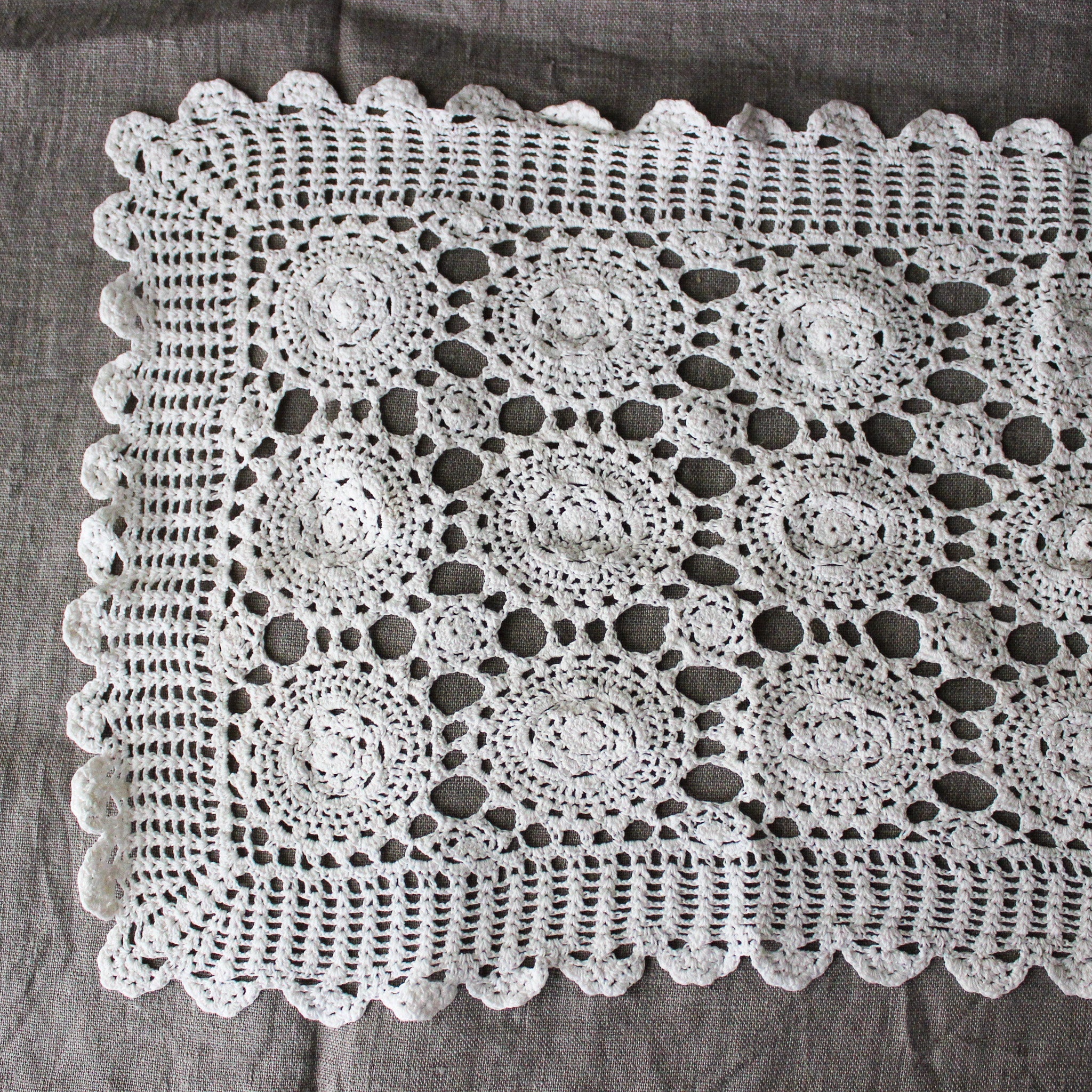 Vintage Crochet Lace Runners - Tribe Castlemaine