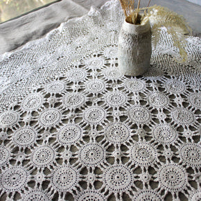 Vintage Crochet Lace Tablecloths - Tribe Castlemaine