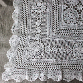 Vintage Crochet Lace Tablecloths - Tribe Castlemaine
