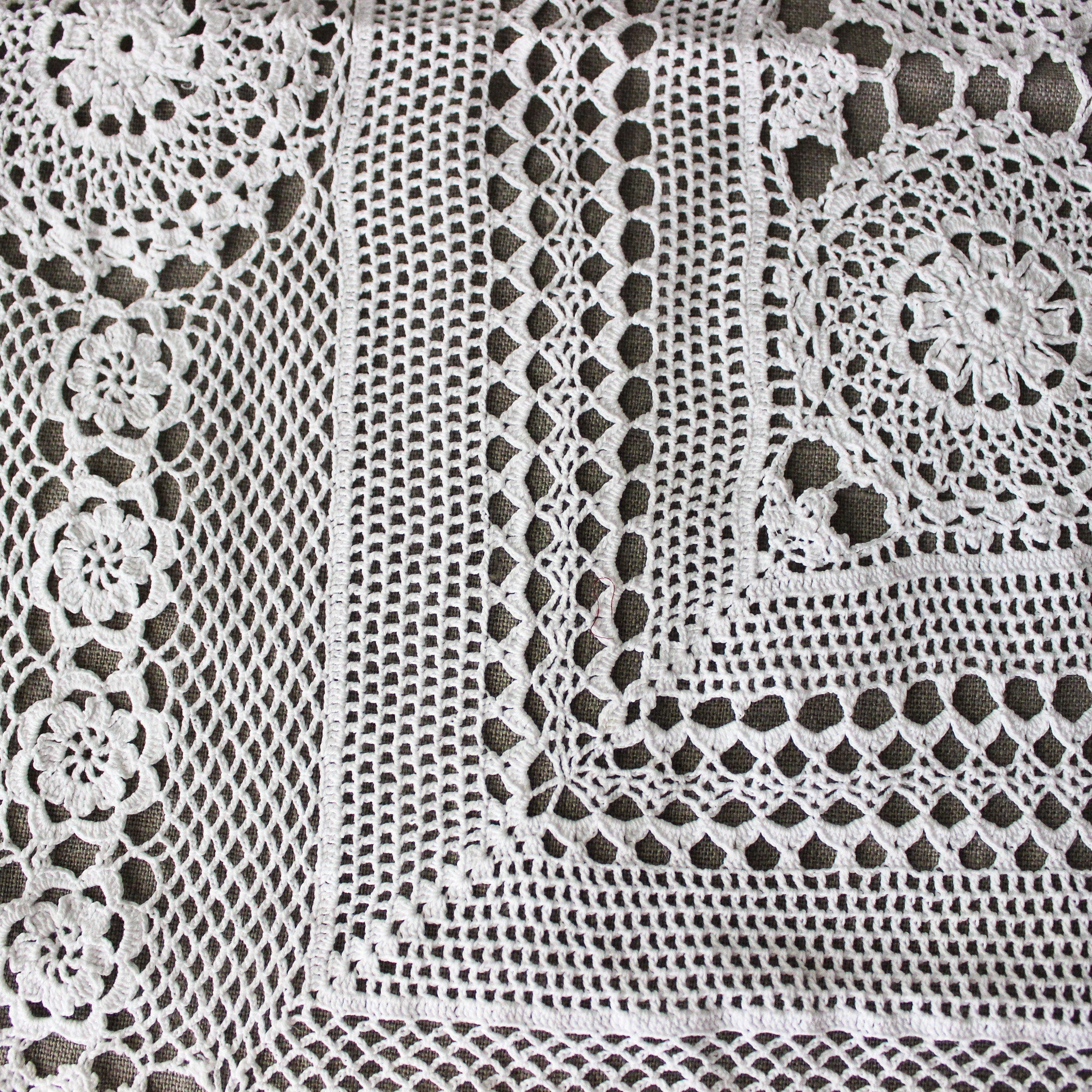 Vintage Crochet Lace Tablecloths - Tribe Castlemaine