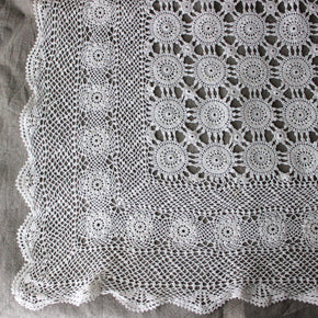 Vintage Crochet Lace Tablecloths - Tribe Castlemaine