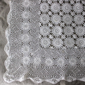 Vintage Crochet Lace Tablecloths - Tribe Castlemaine
