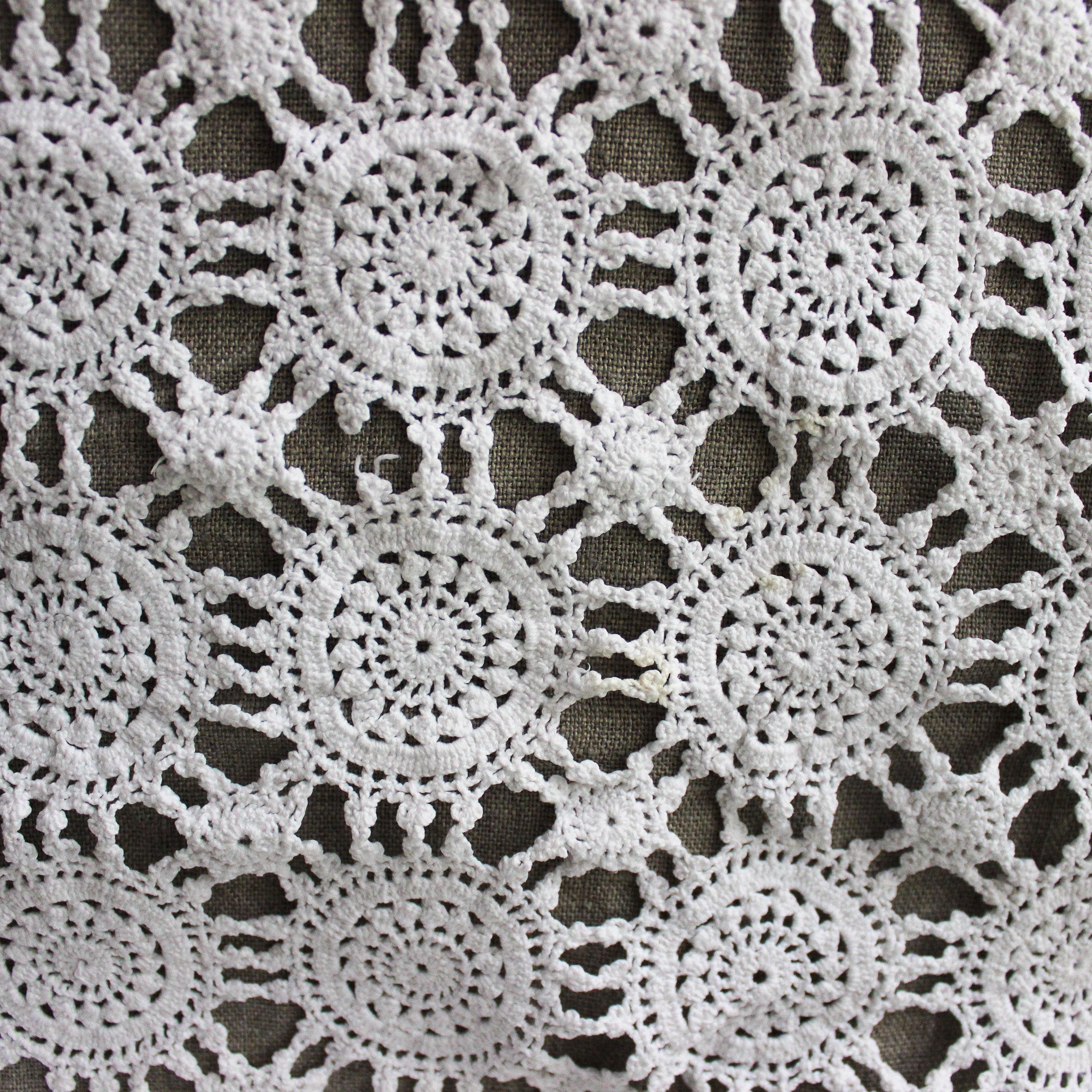 Vintage Crochet Lace Tablecloths - Tribe Castlemaine