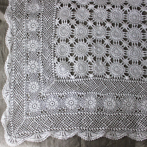 Vintage Crochet Lace Tablecloths - Tribe Castlemaine