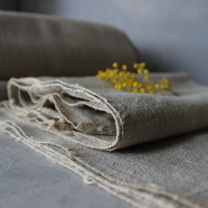 Vintage Homespun Hemp Fabric - Tribe Castlemaine