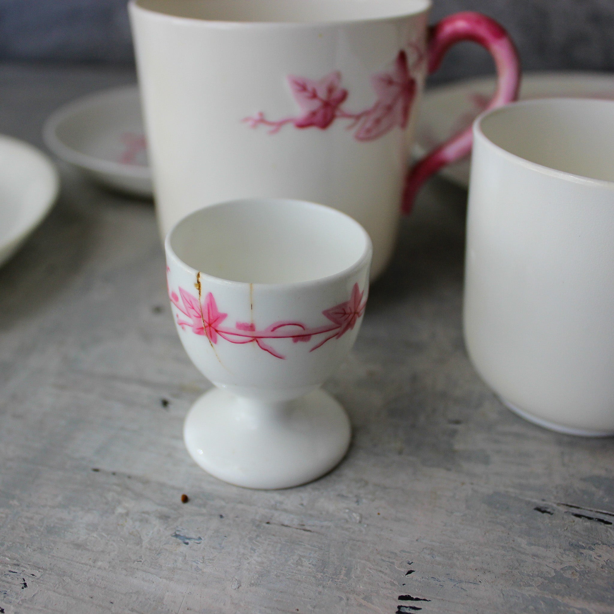 Vintage Minton Pink Ivy Bone China Set - Tribe Castlemaine