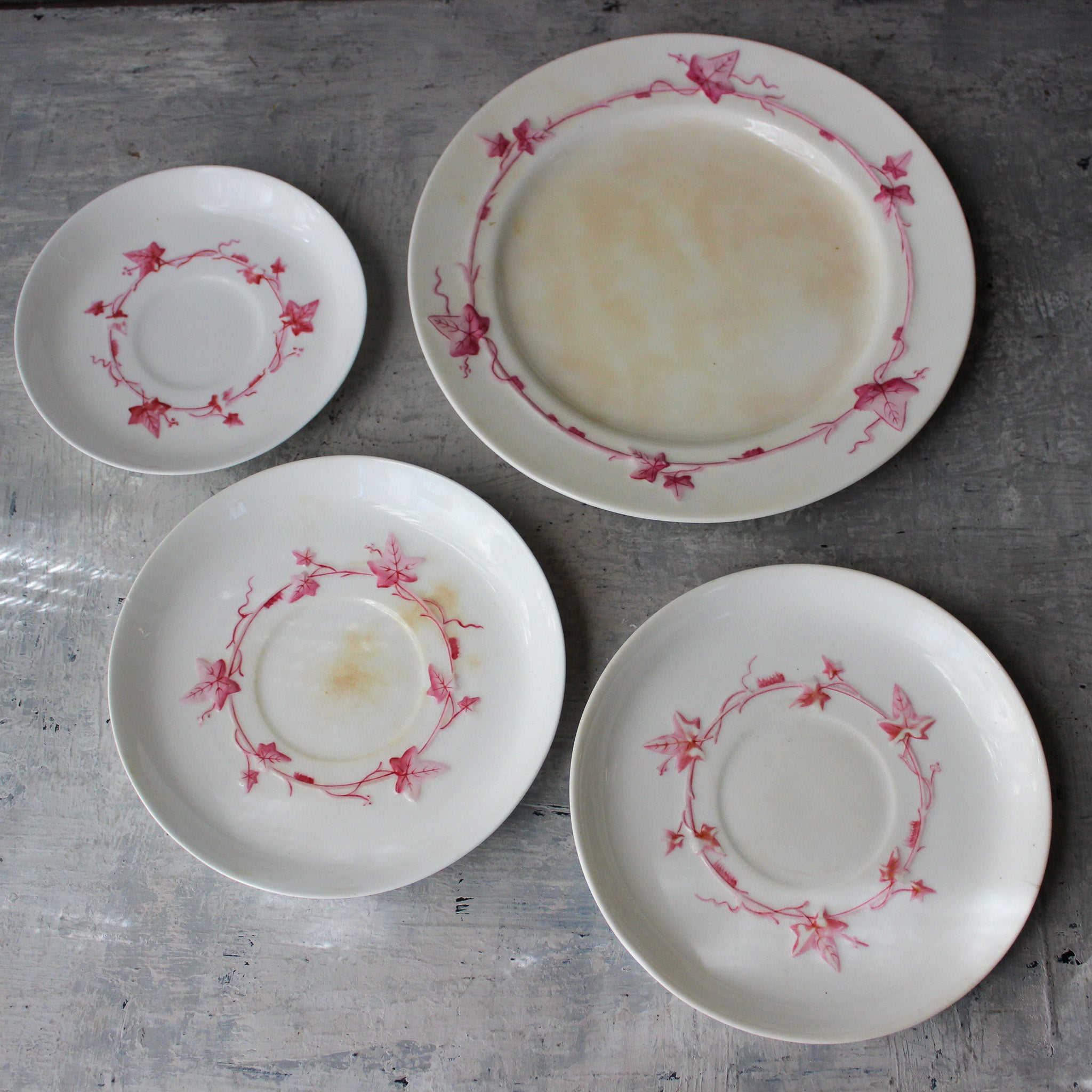 Vintage Minton Pink Ivy Bone China Set - Tribe Castlemaine