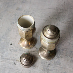 Vintage Perfection Silver Salt & Pepper Shakers - Tribe Castlemaine