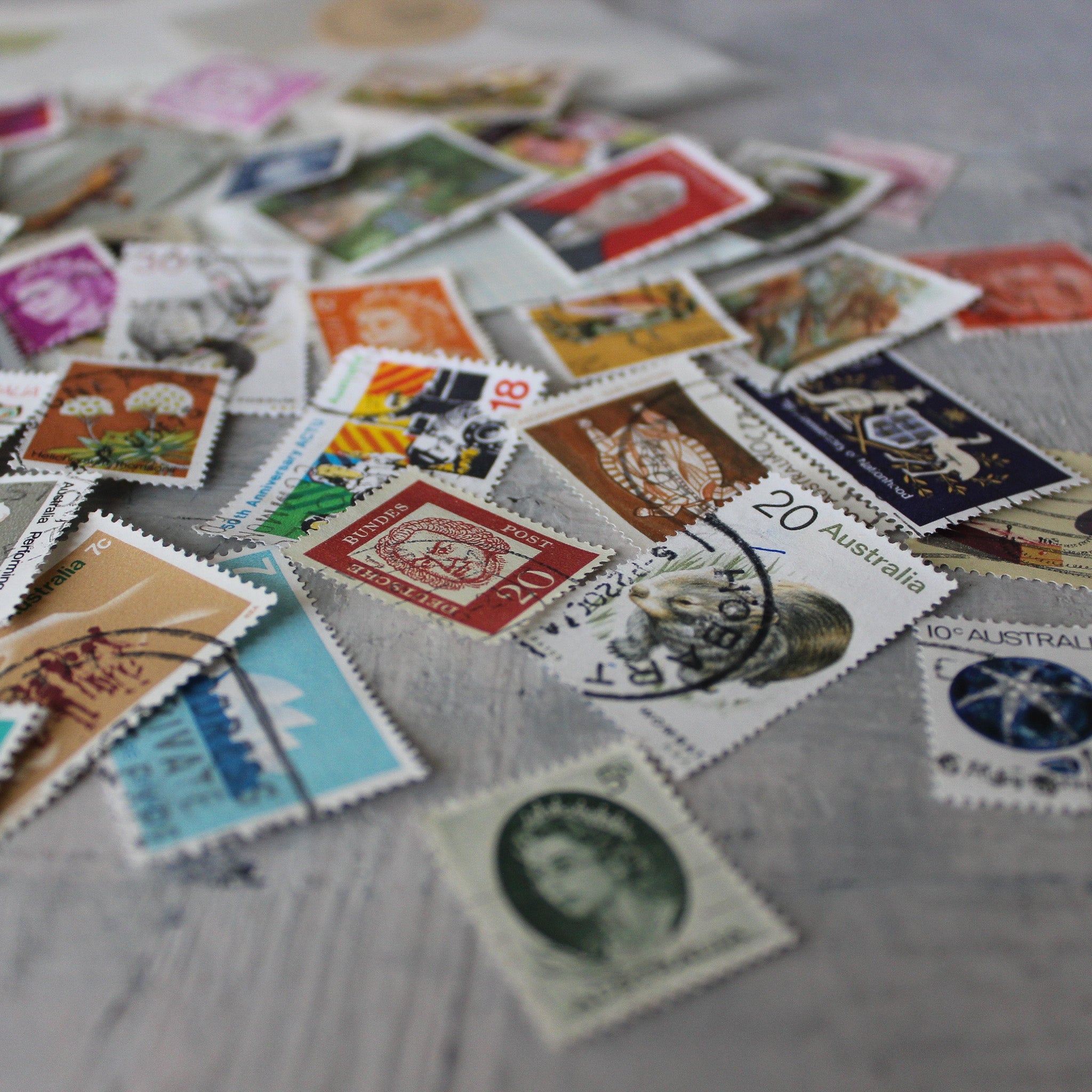 Vintage Postage Stamps - Tribe Castlemaine