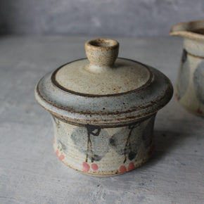 Vintage Pottery Jug & Sugar Bowl - Tribe Castlemaine