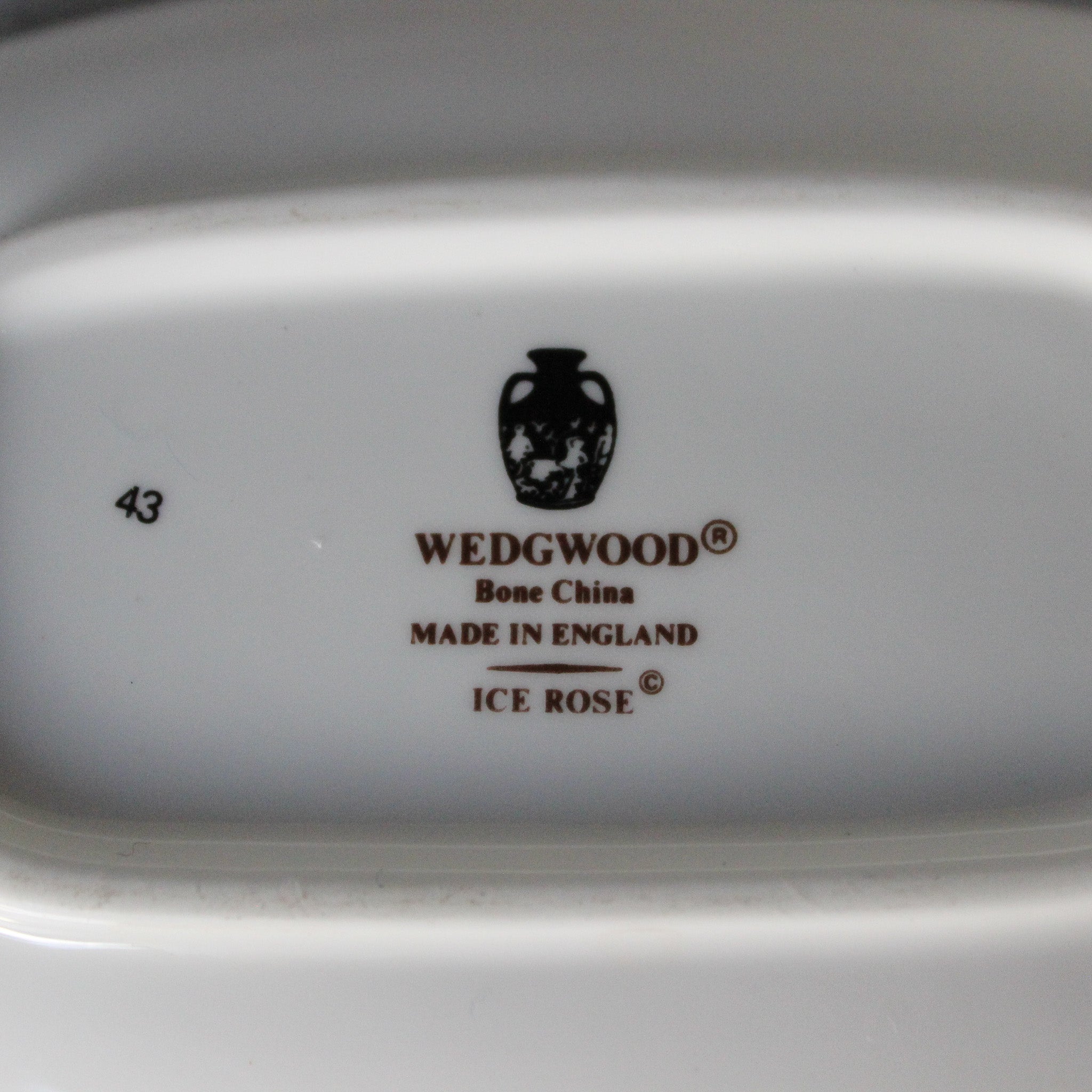 Vintage Wedgwood 'Ice Rose' Vase & Dish - Tribe Castlemaine