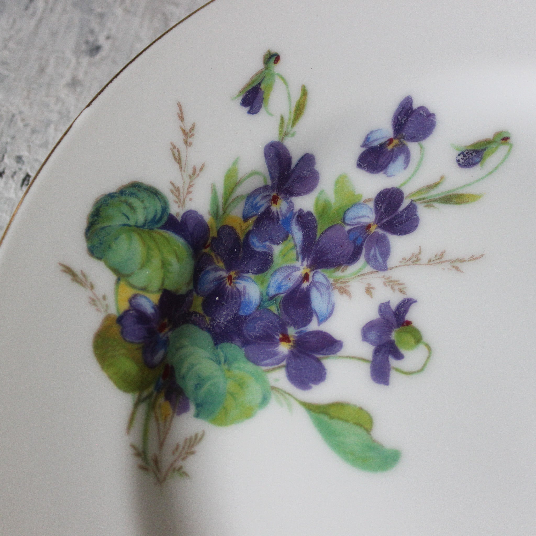 Vintage Westminster Violets Tea Cup Trio - Tribe Castlemaine