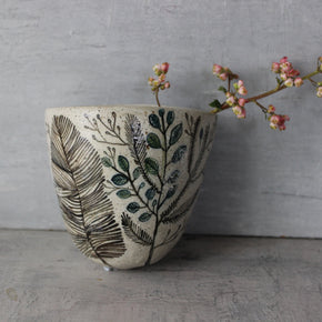 Wall Hanger Pot Feather - Tribe Castlemaine