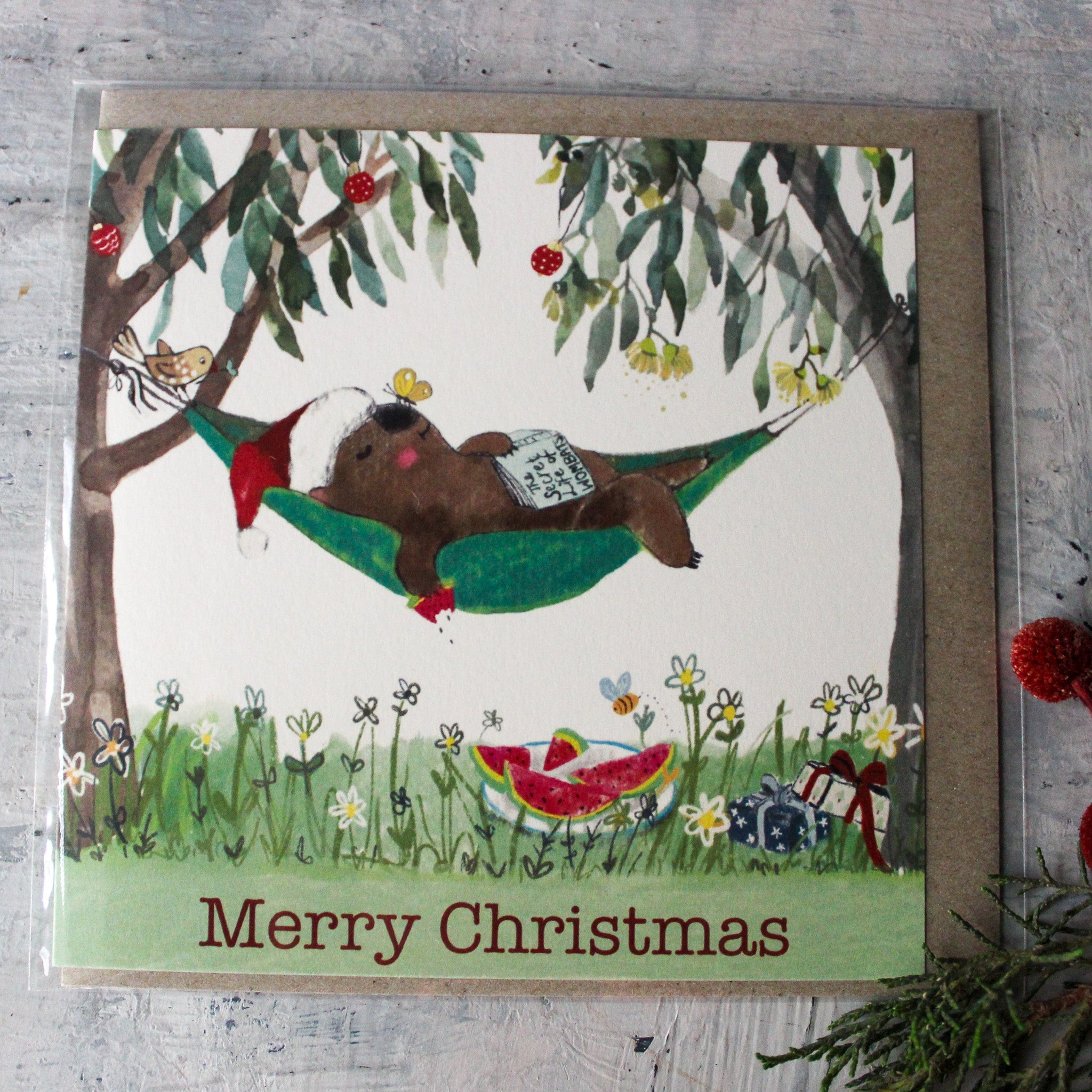 Wombat Hammock Hyde - N - Seek Card - Tribe Castlemaine