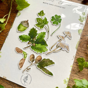 Woodland Nature Elements Sticker Set - Tribe Castlemaine