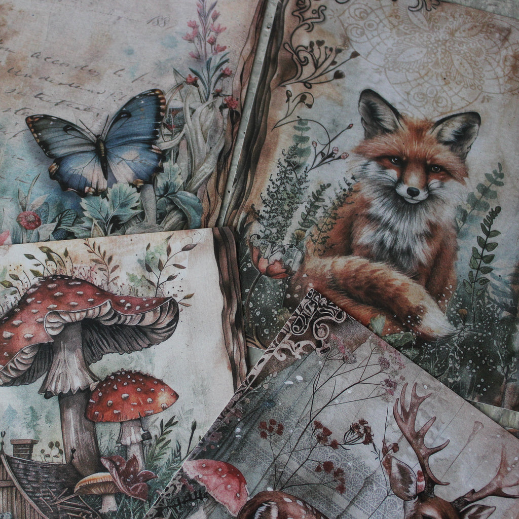 Woodland Scrapbooking Paper - Tribe Castlemaine