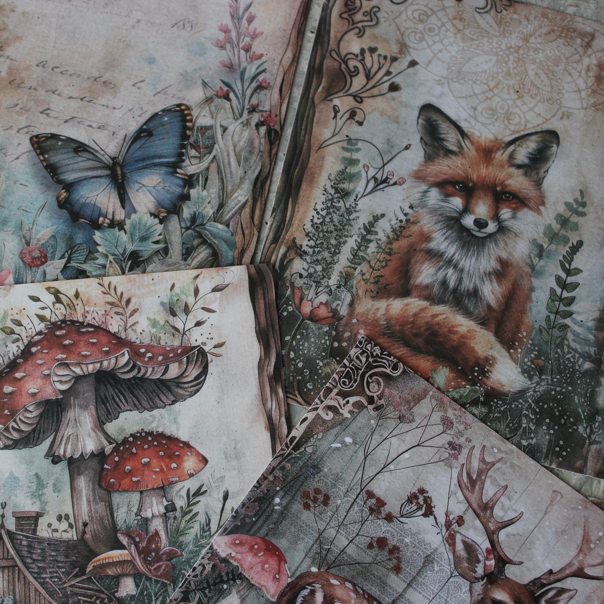 Woodland Scrapbooking Paper - Tribe Castlemaine