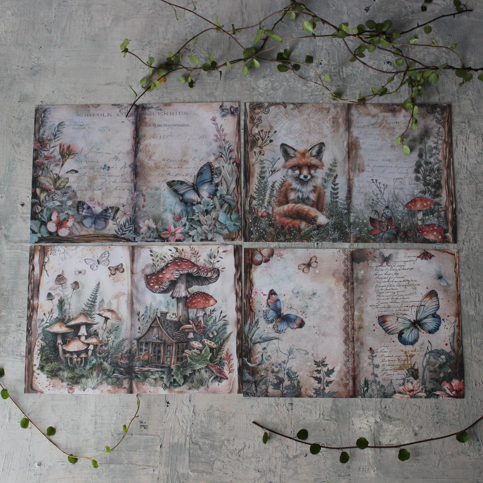 Woodland Scrapbooking Paper - Tribe Castlemaine