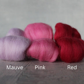 Wool Roving Coloured Fleece - Tribe Castlemaine