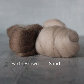 Wool Roving Coloured Fleece - Tribe Castlemaine