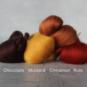 Wool Roving Coloured Fleece - Tribe Castlemaine