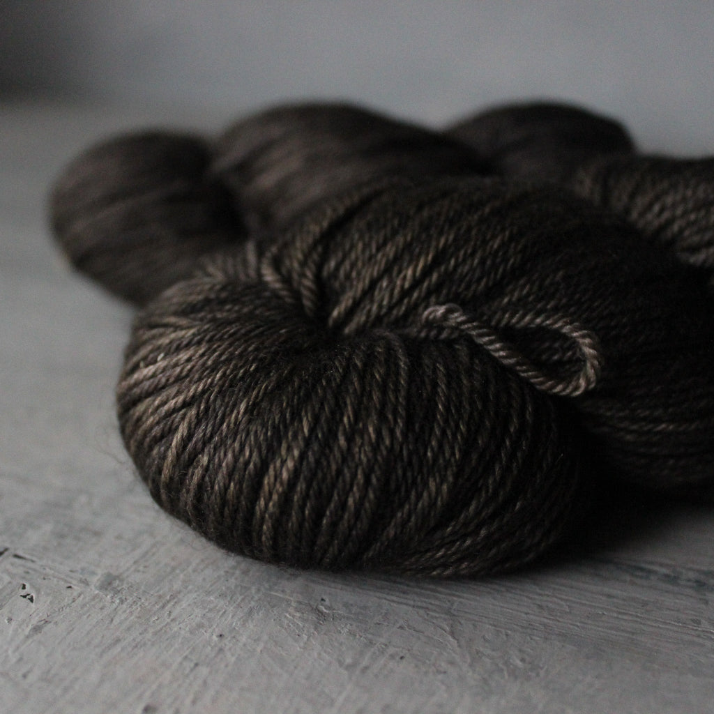 Yarn: Hand-dyed Silk/Merino/Yak 'Chocolate' - Tribe Castlemaine