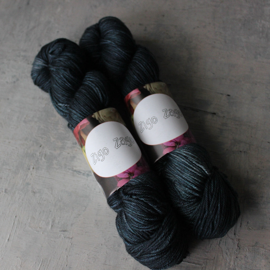 Yarn: Hand-dyed Silk/Merino/Yak 'Whale Song' - Tribe Castlemaine