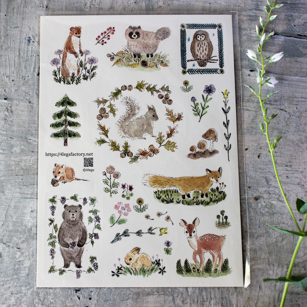 4legs Animal Sticker Sheet - Tribe Castlemaine