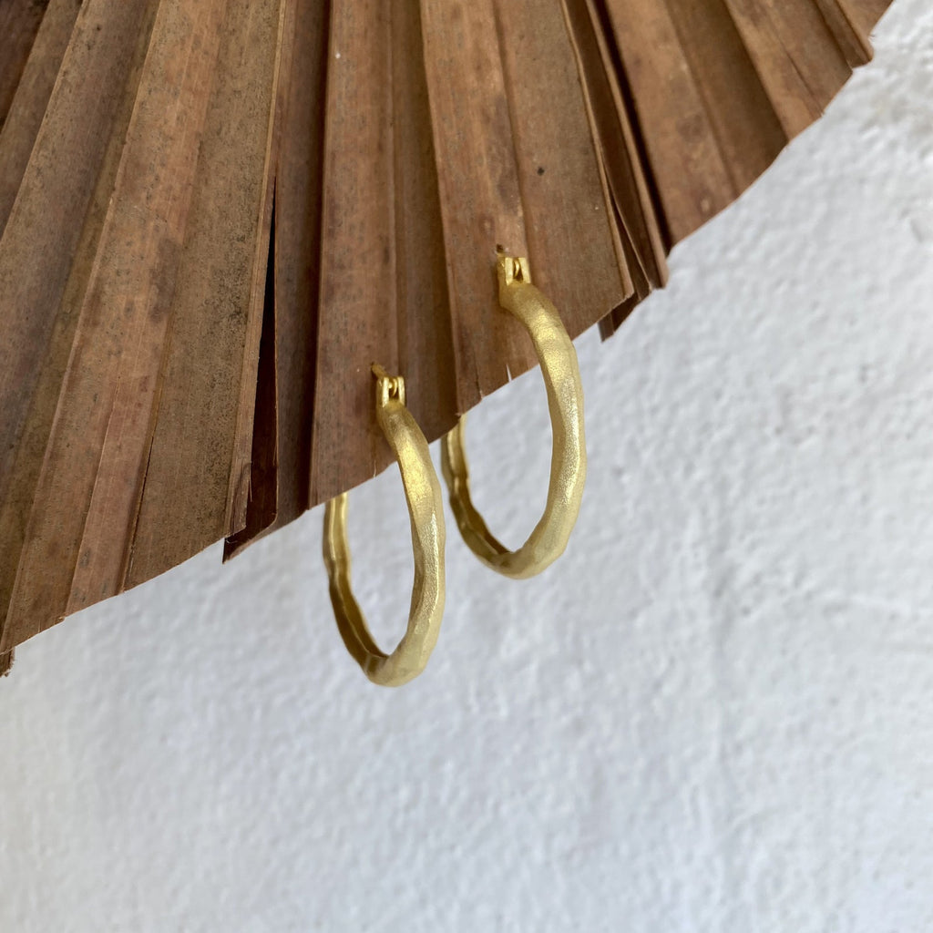 Anais Hoop Earrings : Silver & Gold - Tribe Castlemaine