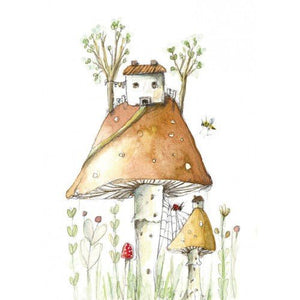 Anna Pignataro Card 'Toadstool House' - Tribe Castlemaine