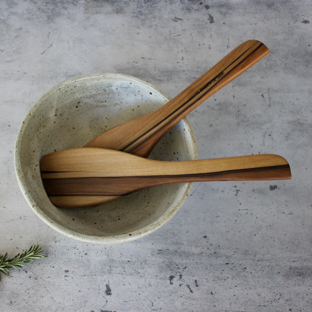 Australian Timber Salad Servers - Tribe Castlemaine