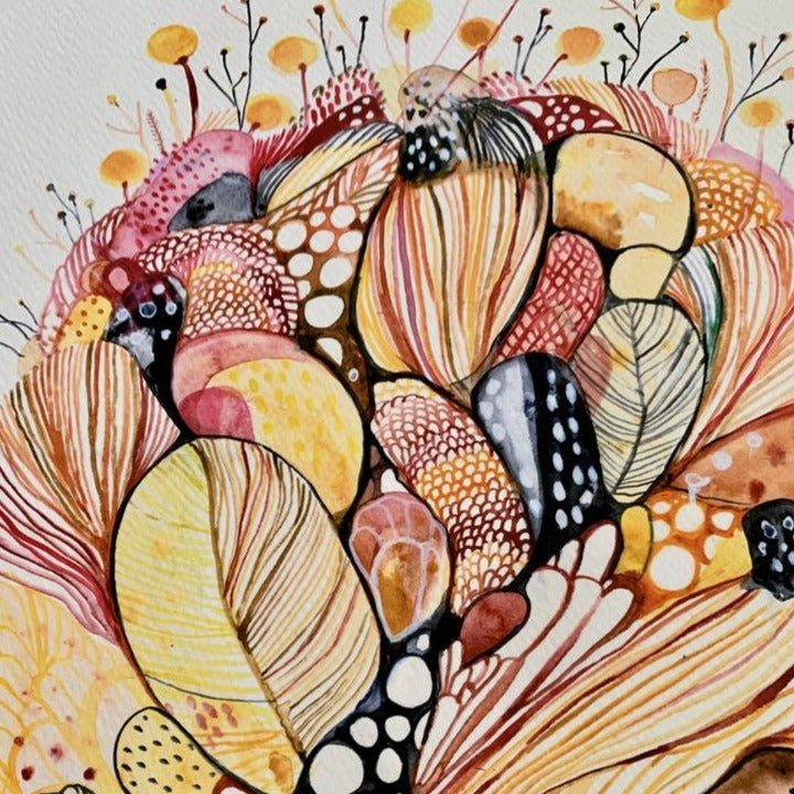 'Autumn Detail' Print by Katherine Wheeler - Tribe Castlemaine
